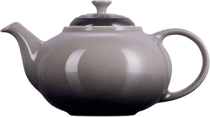 Signature stengods tekanna med filter 1.3L Flint, från Le Creuset, i färgen Flint.