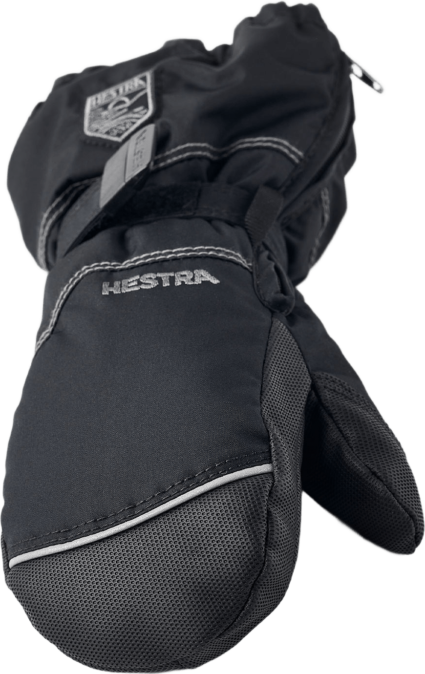 Baby Zip - Mitt, från Hestra, i färgen Black/Black.