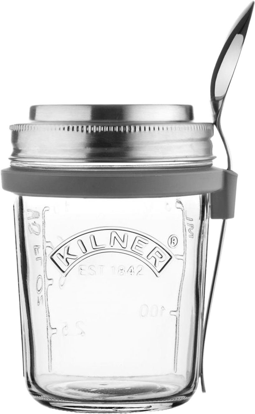 Frukostburk Set, från Kilner, i färgen Clear.