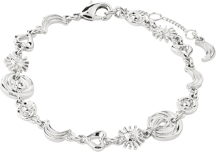 MISHA bracelet silver-plated, från Pilgrim, i färgen Silver Plated.