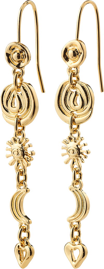 MISHA earrings gold-plated, från Pilgrim, i färgen Gold Plated.