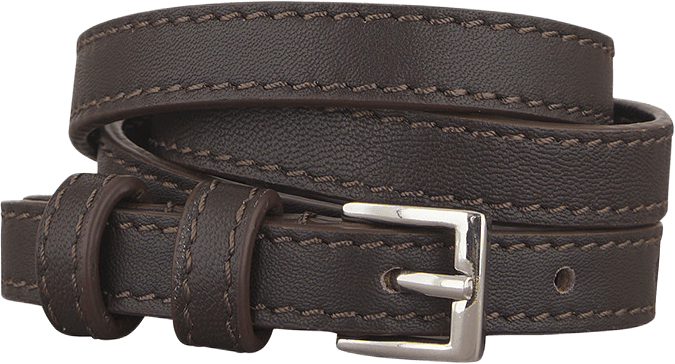 Softly Aria Belt, från Becksöndergaard, i färgen Chocolate Torte.