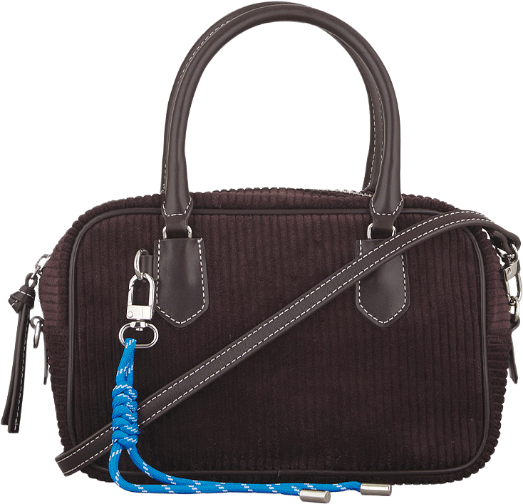 Corduroy Bree Bag, från Becksöndergaard, i färgen Chocolate Torte.