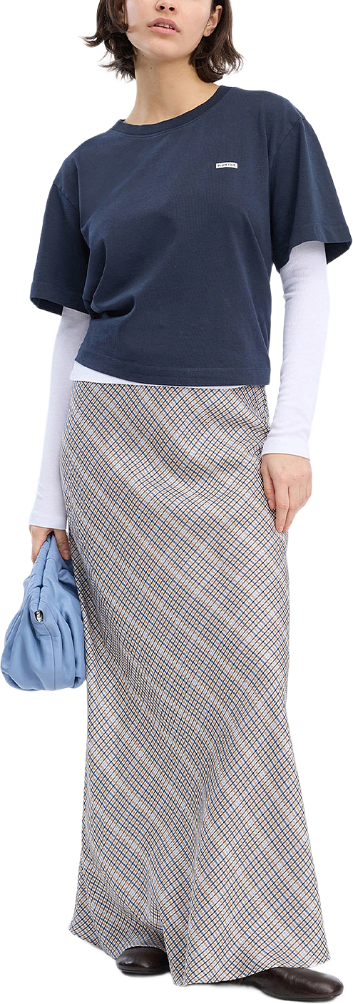 Bardot SKirt, från Munthe, i färgen Mix Blue.