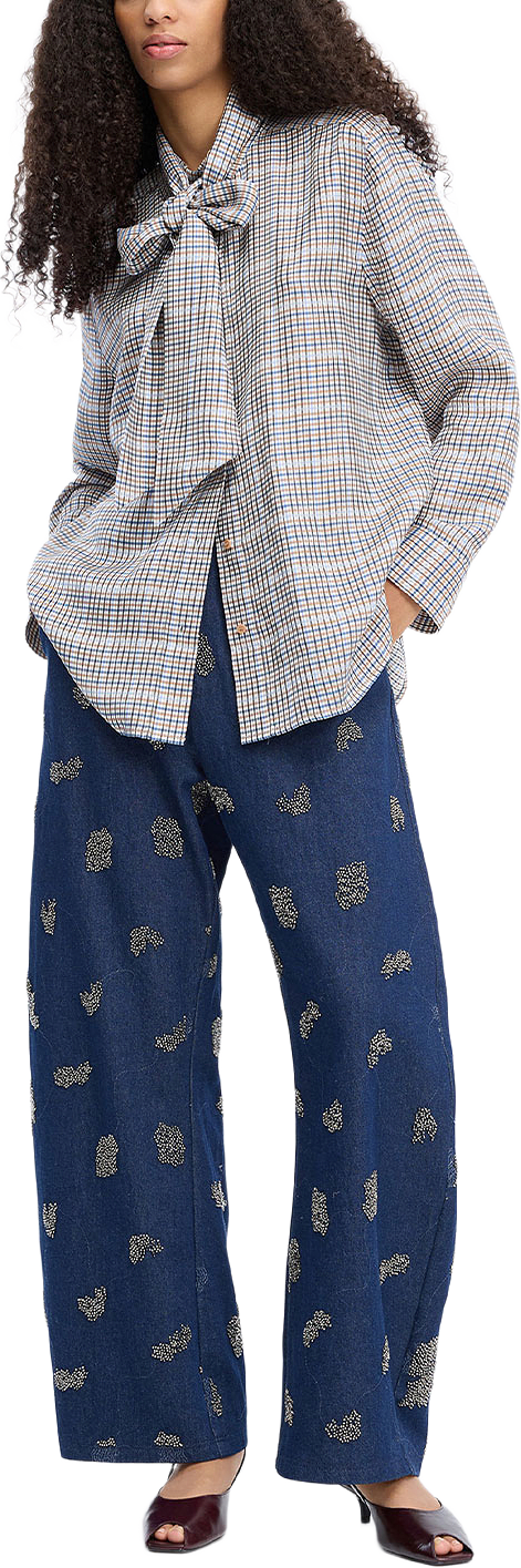 Veiling Shirt, från Munthe, i färgen Mix Blue.