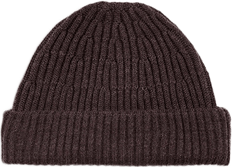 Rib hat 6209, från NN07, i färgen Deep Truffle.