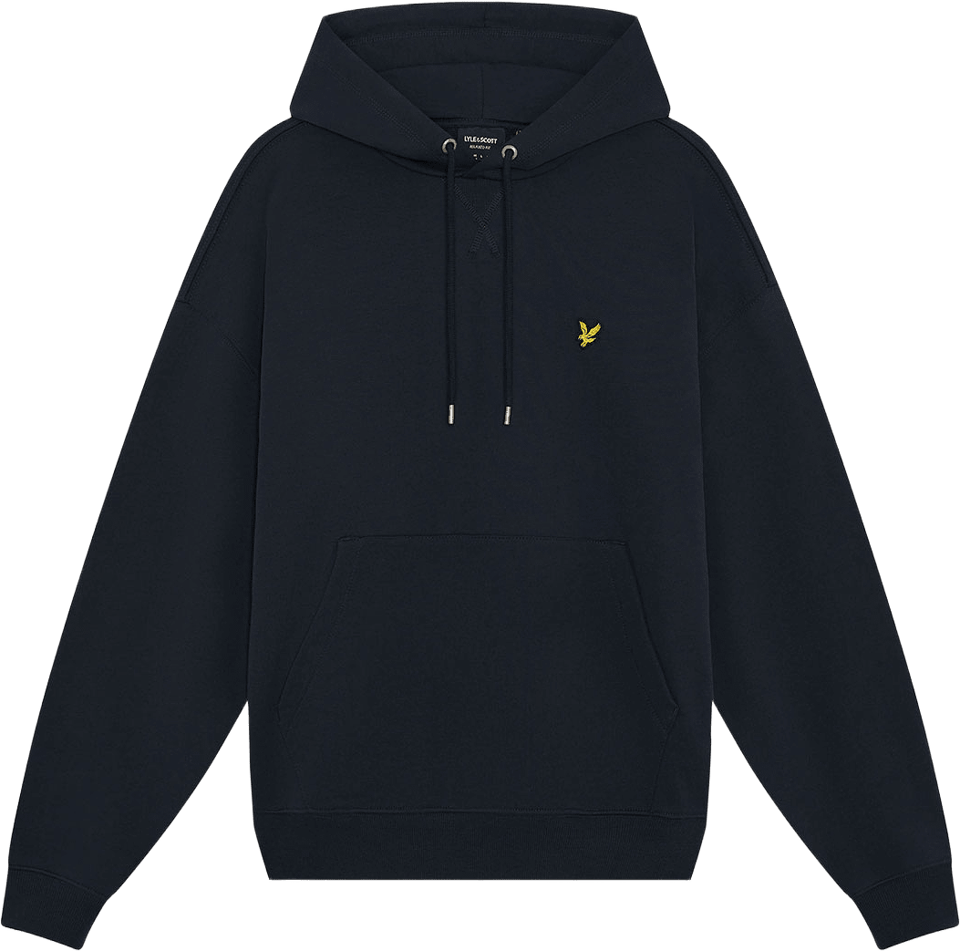 Heavyweight Loopback Pullover Hoodie, från Lyle & Scott, i färgen Dark Navy.