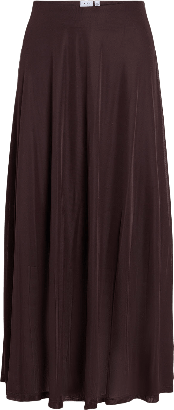 Vikarfa Midi Skirt, från Vila, i färgen Coffee Bean.