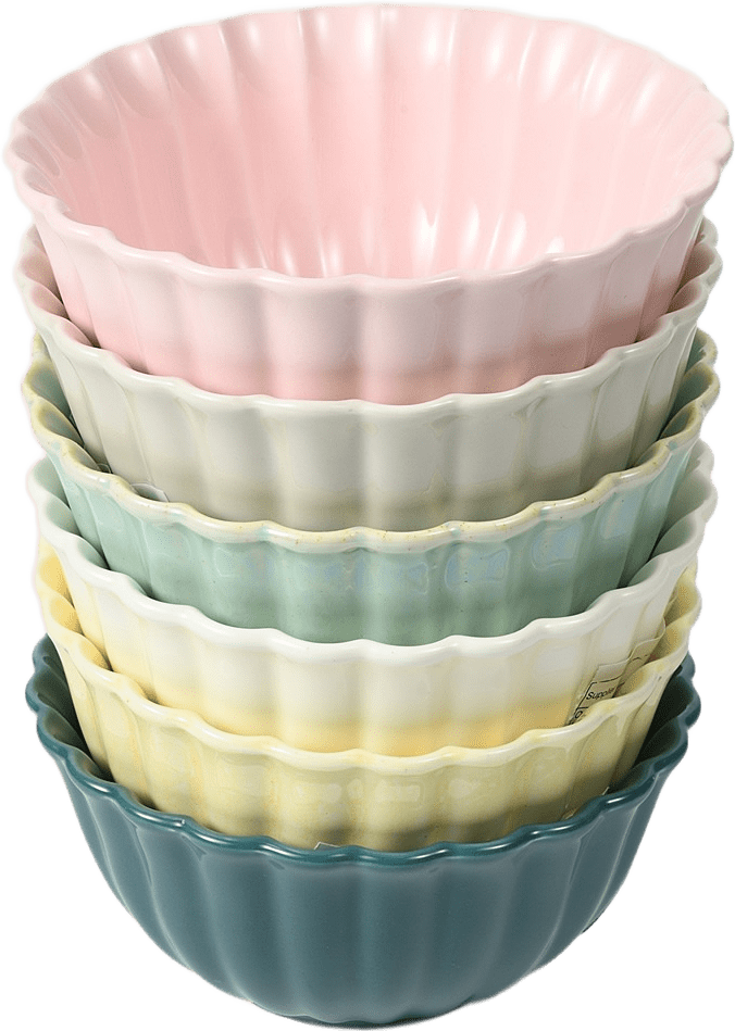 Skål ALBA 11,5 cm, 6-pack, från PORTOLINO LIVING, i färgen Multi.