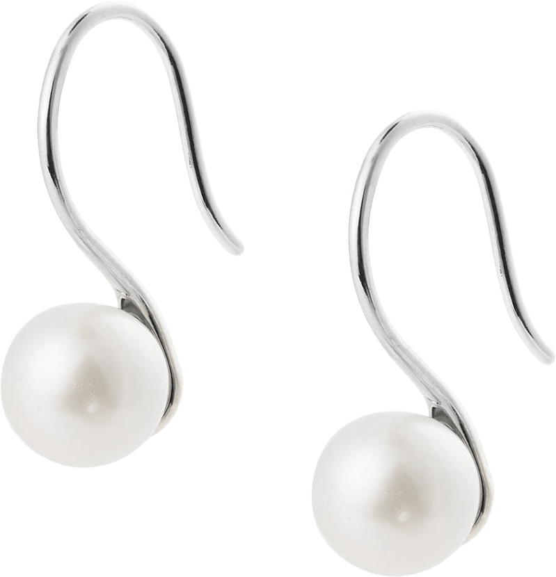 Dream Pearl Steel Earring, från Mockberg, i färgen Steel.