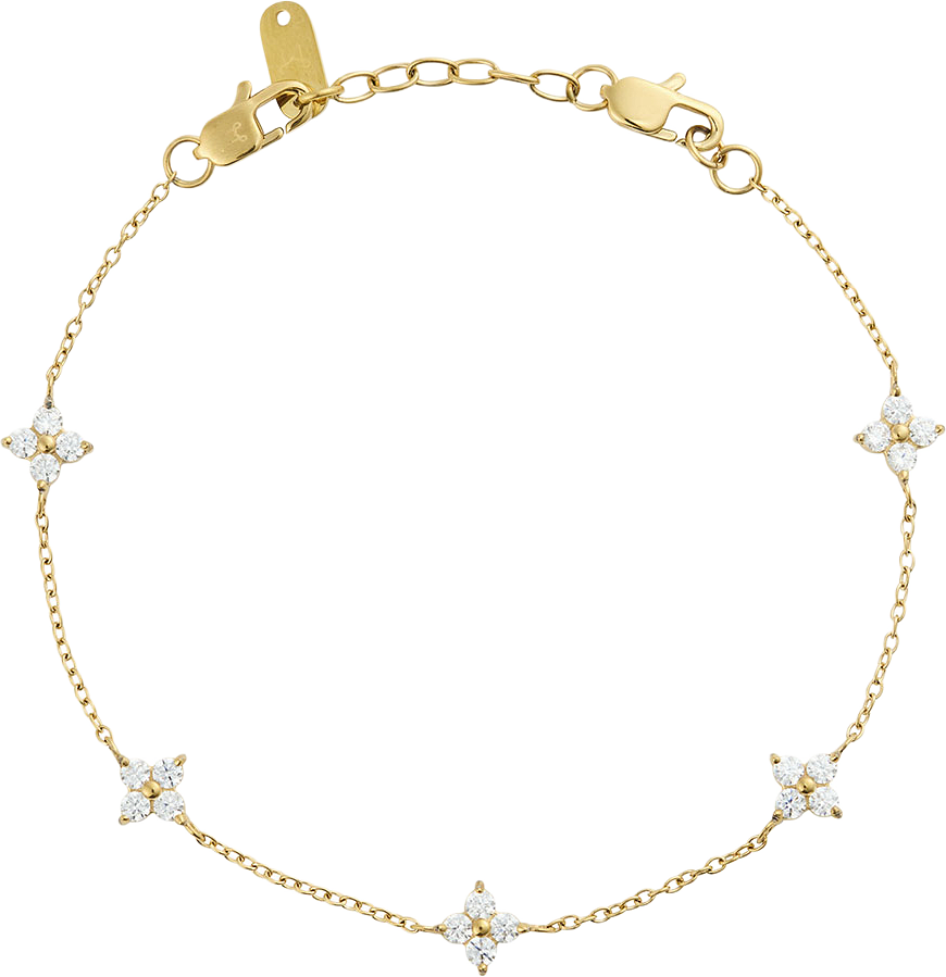 Ellie Gold Bracelet, från Mockberg, i färgen Gold.