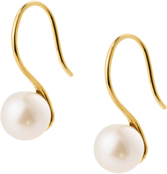 Dream Pearl Gold Earring, från Mockberg, i färgen Gold.