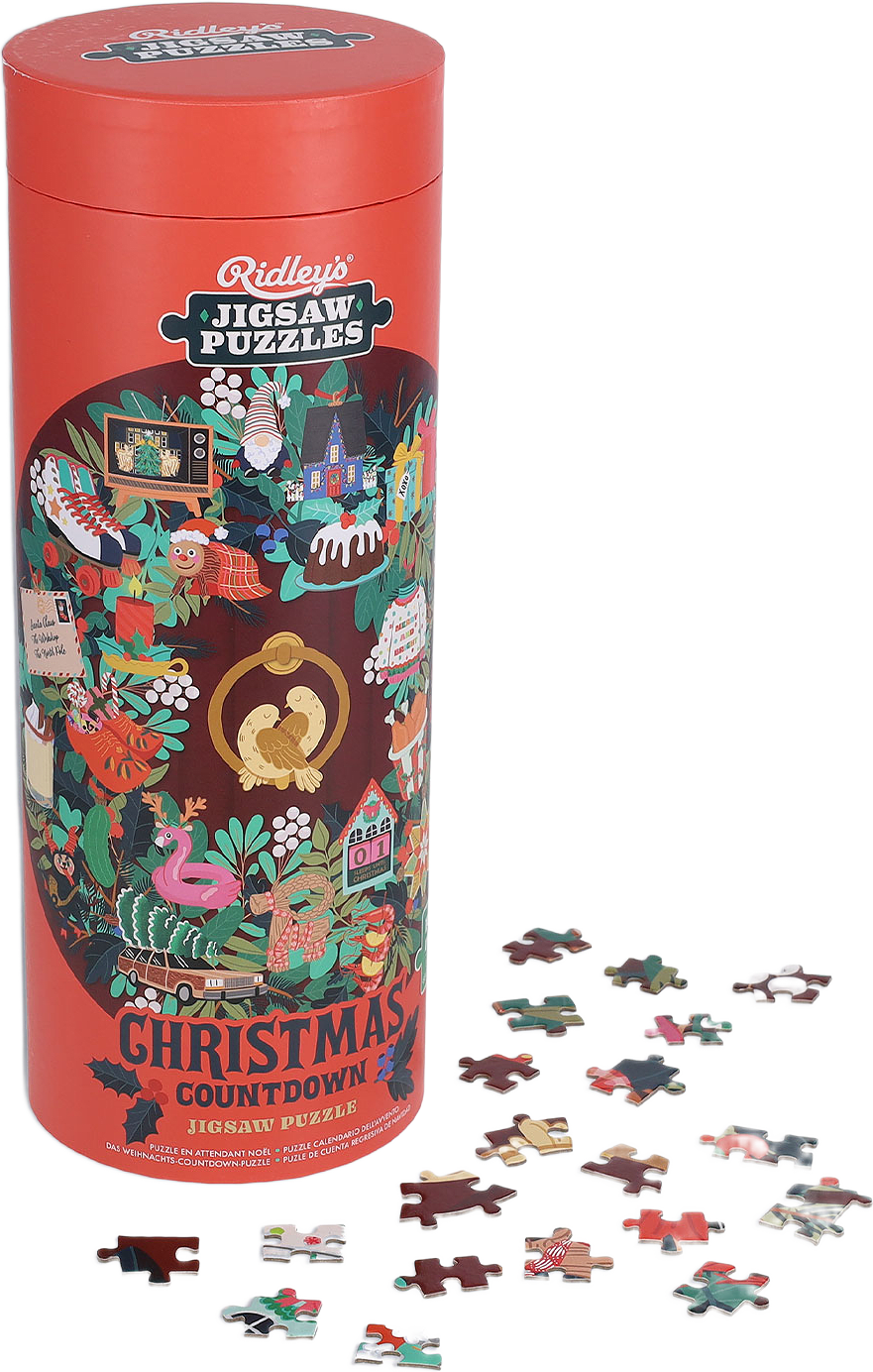 Pussel Christmas Countdown 1000-bitars pussel, från Ridley`s Games, i färgen Multicolor.