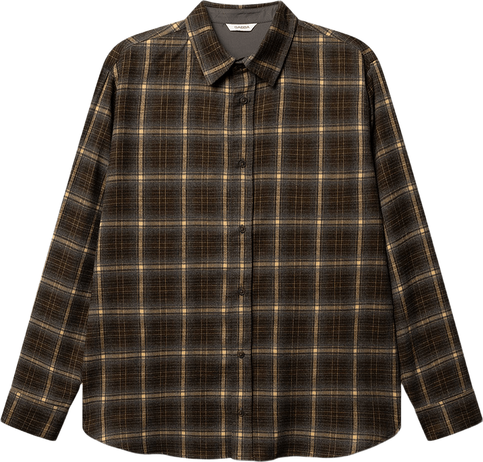 Bsven Reg F1097 Shirt L/S, från GABBA, i färgen Forest Night.