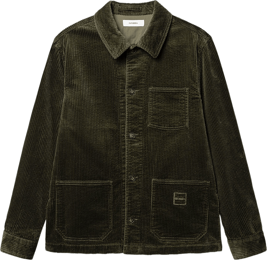 Bbeta Ibre LS Overshirt, från GABBA, i färgen Forest Night.