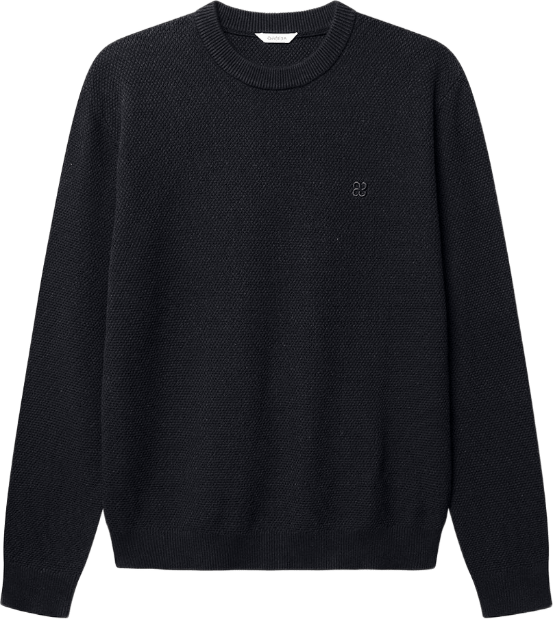 Blamix Coro O-Neck LS Knit, från GABBA, i färgen Blue Black.