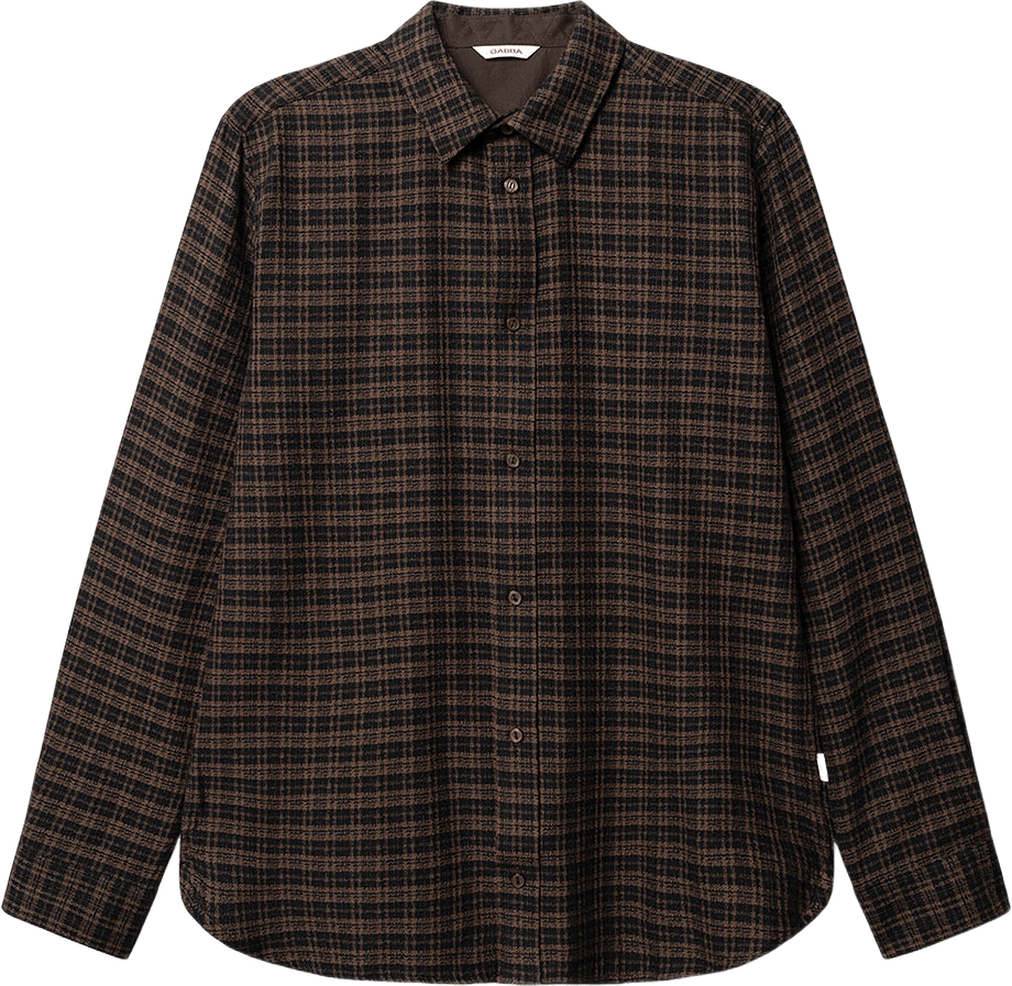 Bsven Reg TX2 Shirt L/S, från GABBA, i färgen Brown Slate.