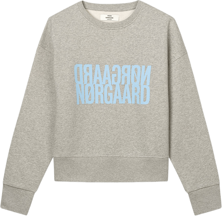 Original Sweat Tilvina Sweatshirt, från Mads Nørgaard, i färgen Mid Grey Melange.