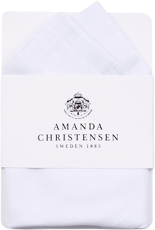 Näsduk 1-pack, från Amanda Christensen, i färgen White.