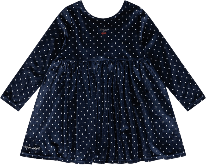 Ditzy Dress Grs, från Konges Sløjd, i färgen Ditzy Dot.