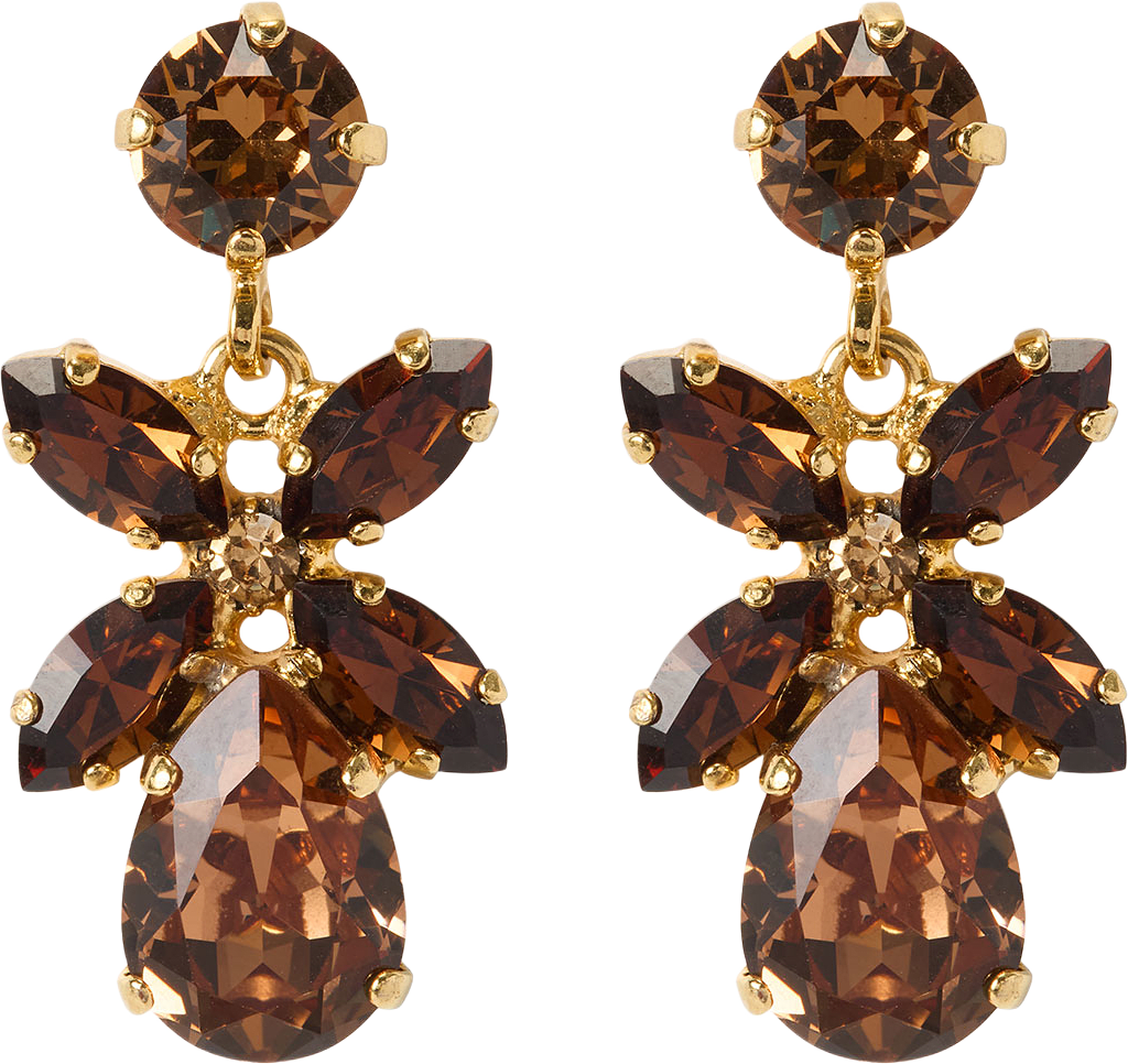 Mini Dione Earrings, från Caroline Svedbom, i färgen Gold.