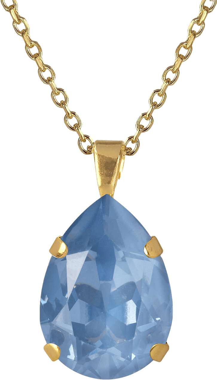Mini Drop Necklace, från Caroline Svedbom, i färgen Gold.