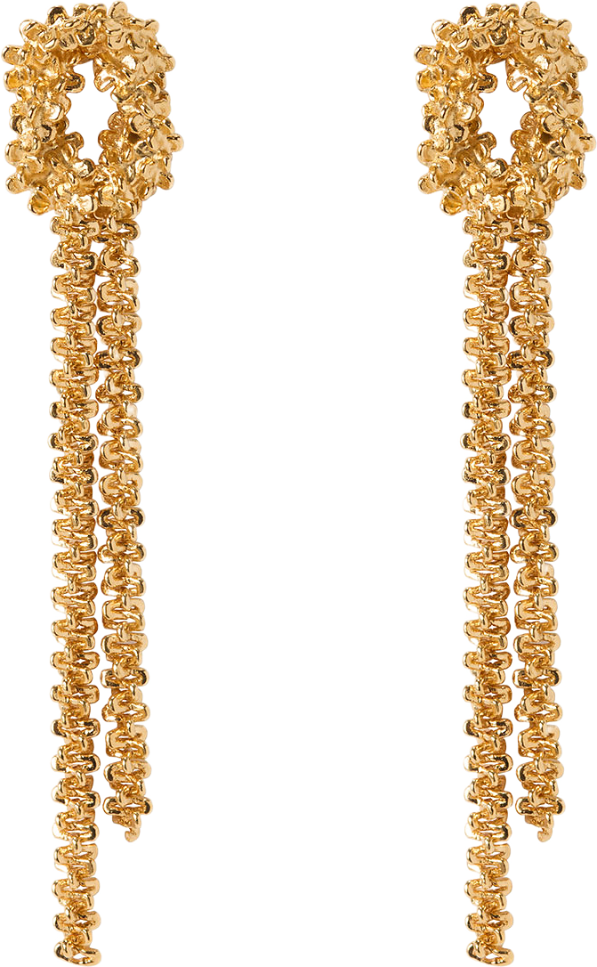 Gemma Statement Earrings, från Caroline Svedbom, i färgen Gold.