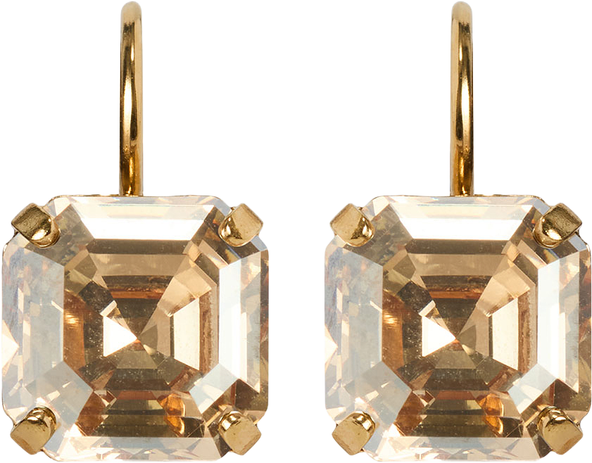 Eve Clasp Earrings, från Caroline Svedbom, i färgen Gold.