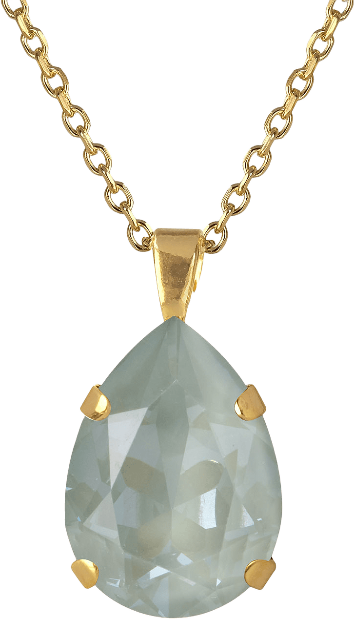 Mini Drop Necklace, från Caroline Svedbom, i färgen Gold.