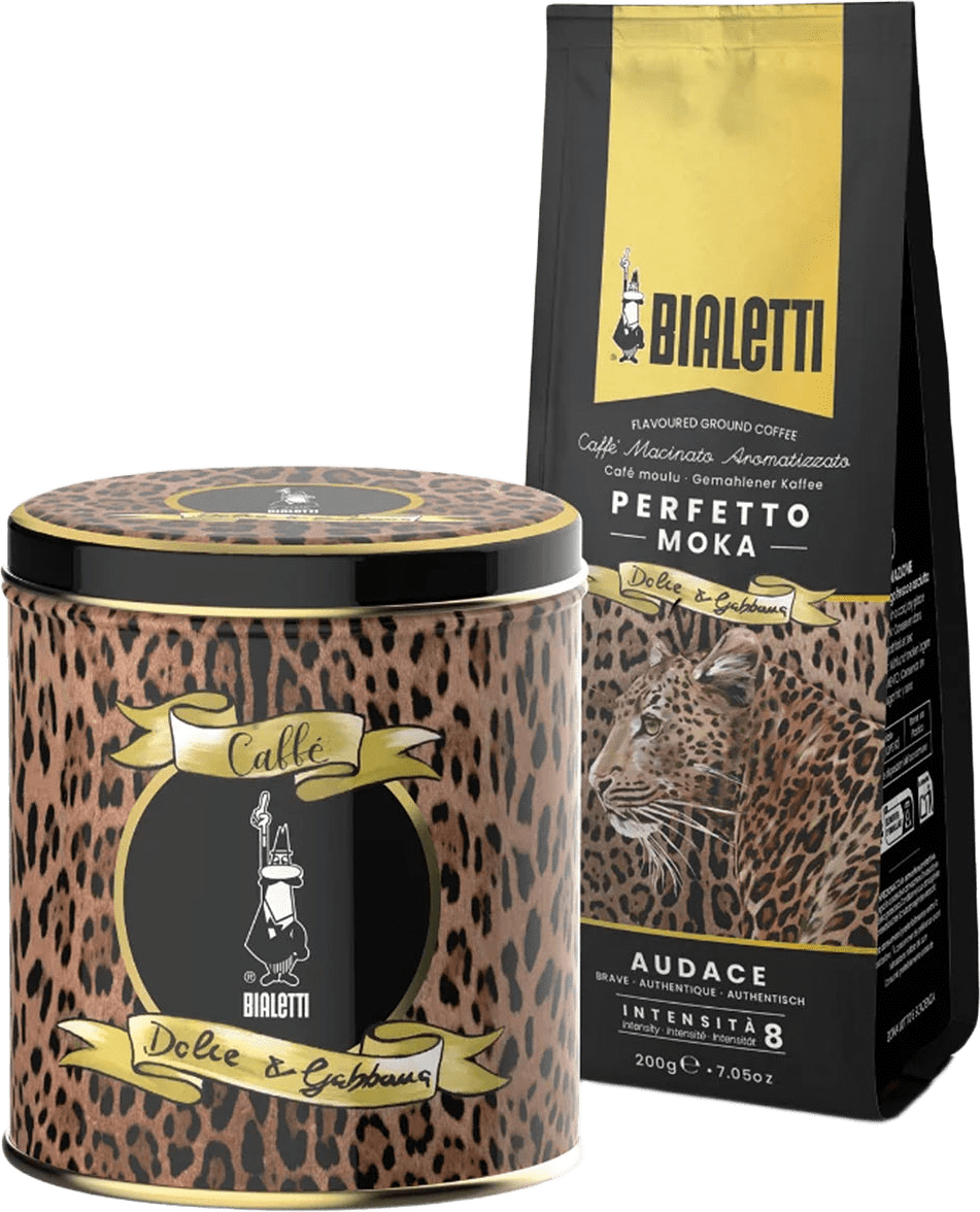 Bialetti Dolce & Gabbana Coffee Tin, från Bialetti, i färgen Black/Brown.