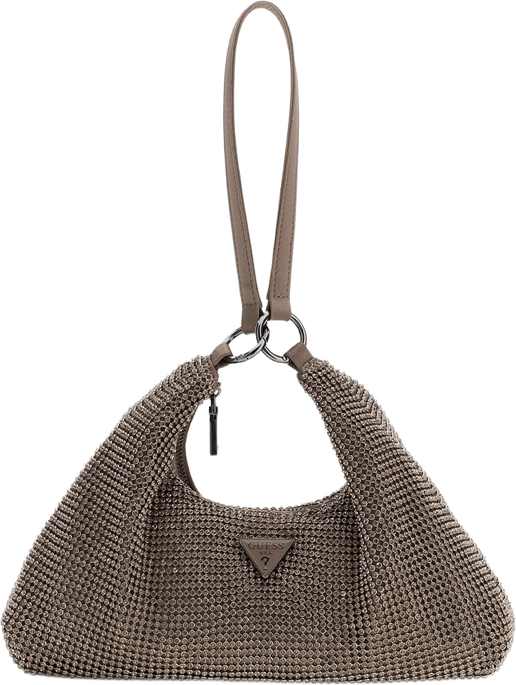 Jewels Wristlet Shoulder Bag, från Guess, i färgen Pewter.