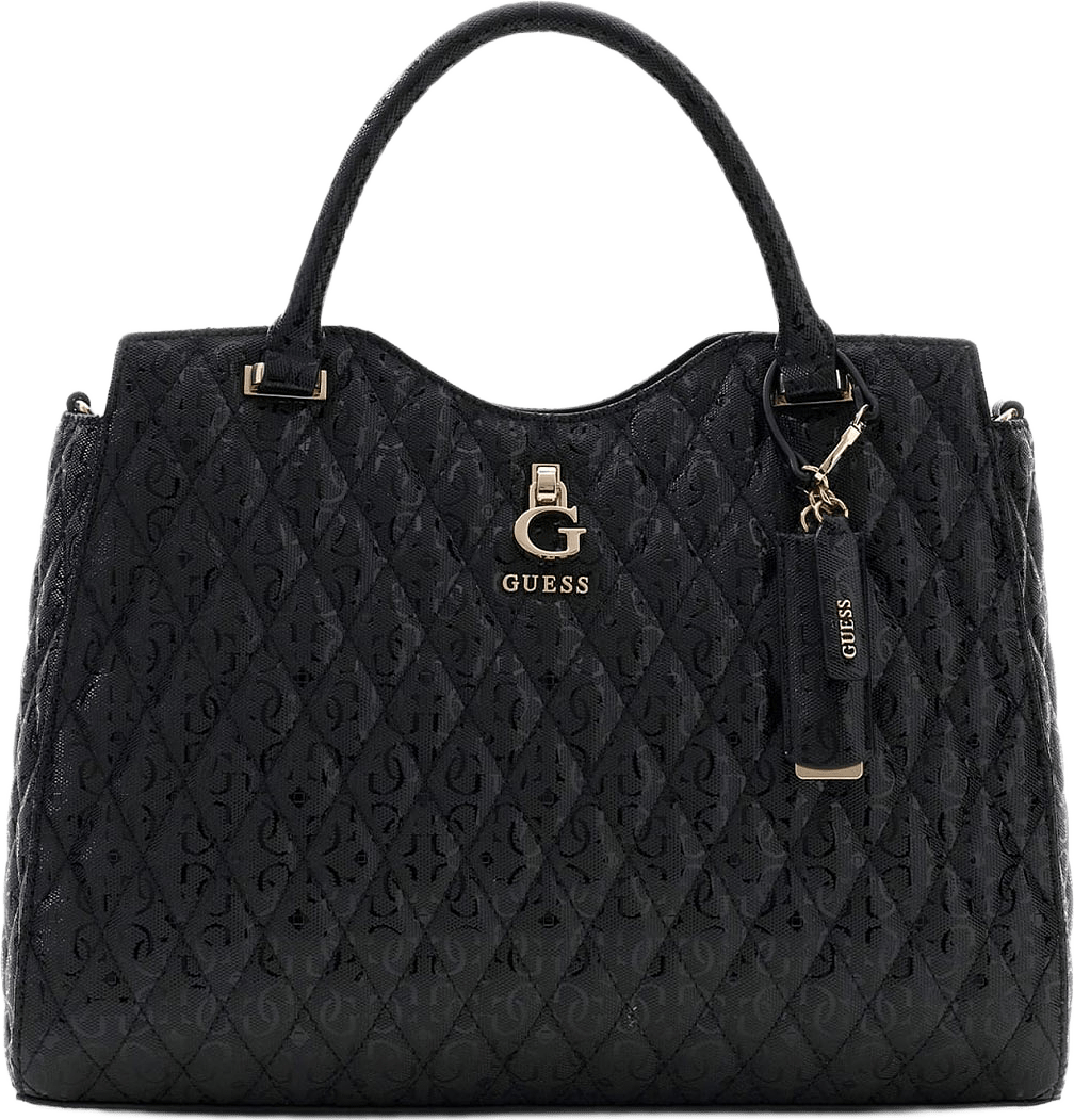 Tamara Satchel Bag, från Guess, i färgen Black.
