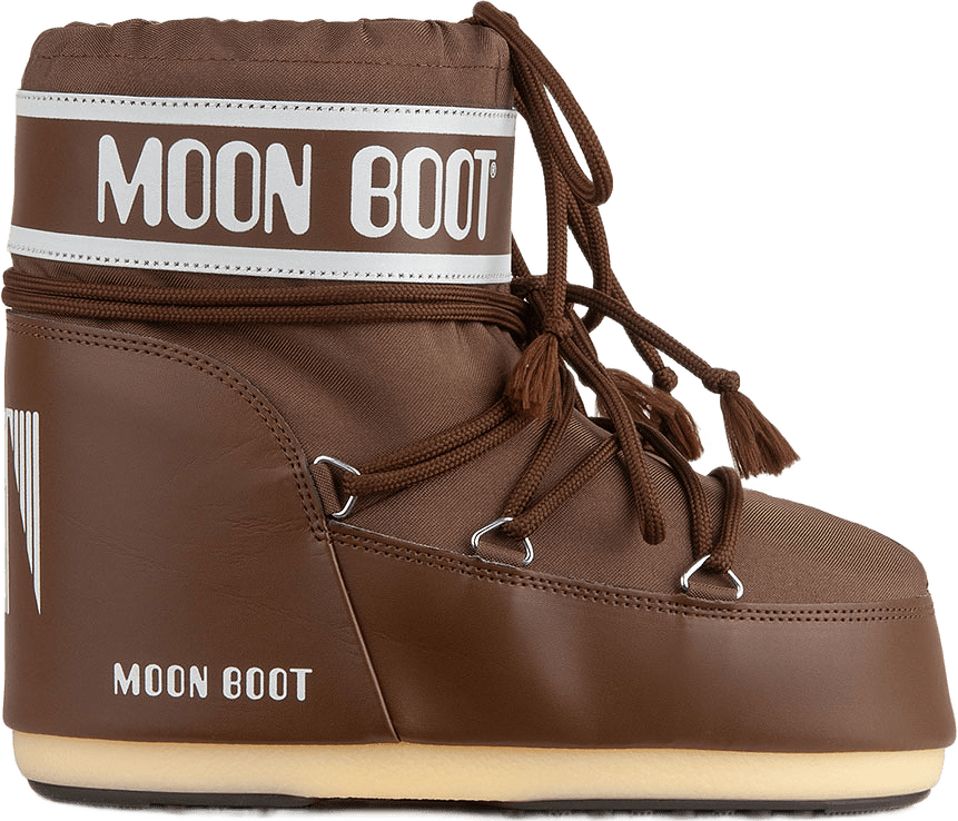 Icon Low Nylon, från Moon Boot, i färgen Cocoa.
