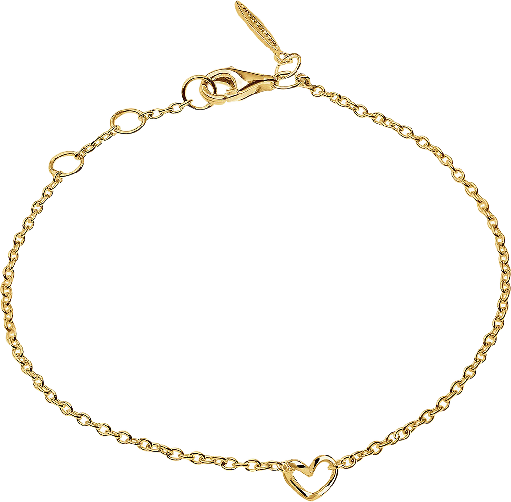 Love Vibe Petite Bracelet Gold, från Drakenberg Sjölin, i färgen Gold.