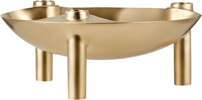 Skål, från STOFF Nagel, i färgen Brushed Brass.