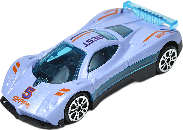Racerbil 1:64, från Å KIDS, i färgen White.