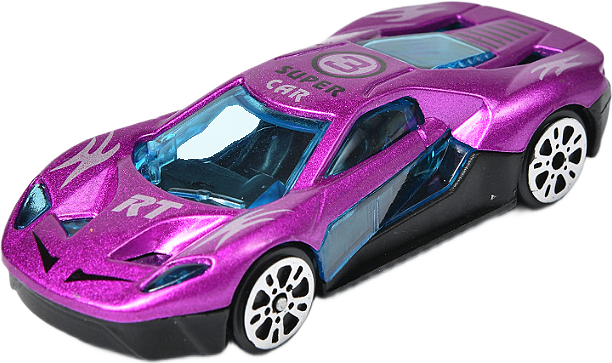 Racerbil 1:64, från Å KIDS, i färgen Purple.