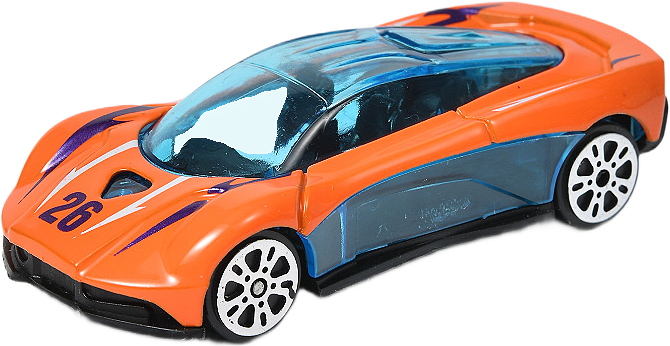 Racerbil 1:64, från Å KIDS, i färgen Orange.