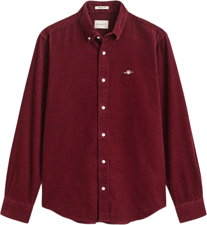 Reg Corduroy Shirt, från GANT, i färgen Deep Grape Wine.