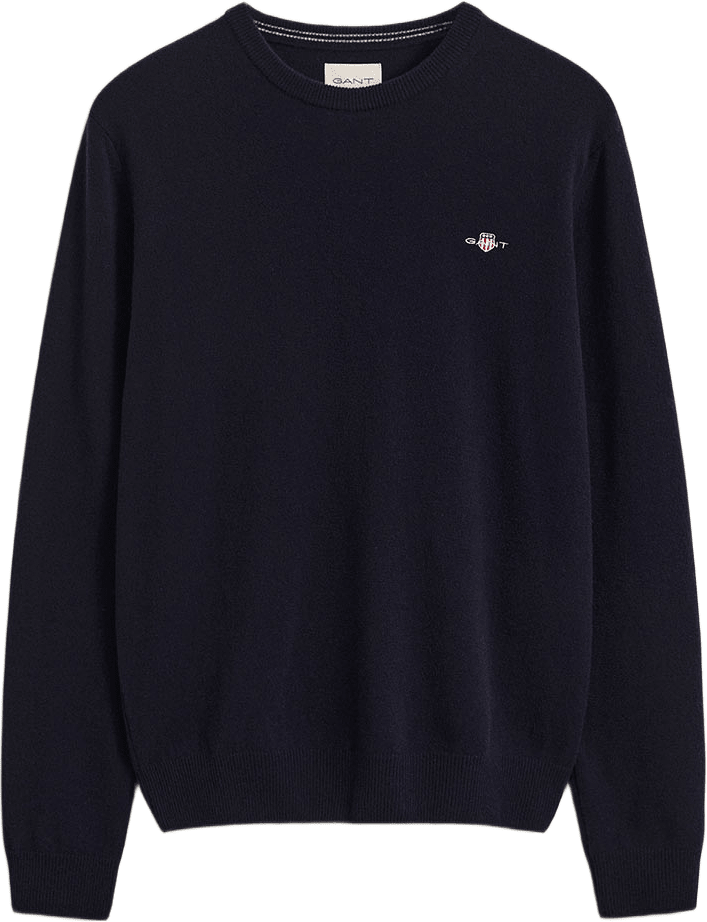 Superfine Lambswool C-Neck, från GANT, i färgen Marine.