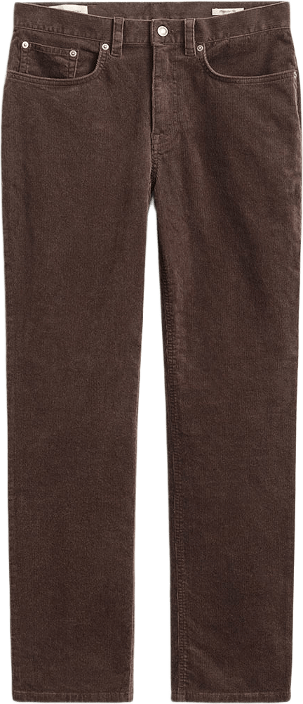 Reg Cord Jeans, från GANT, i färgen Black Brown.