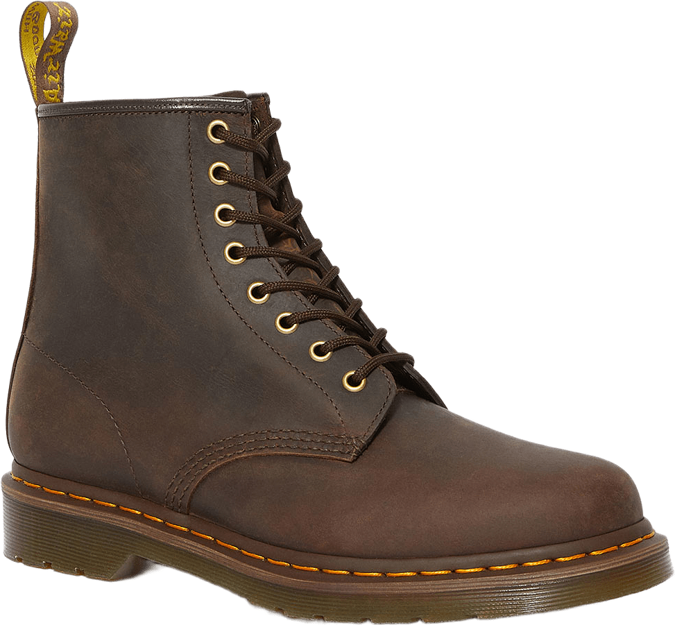 1460 Crazy Horse, från Dr. Martens, i färgen Dark Brown.