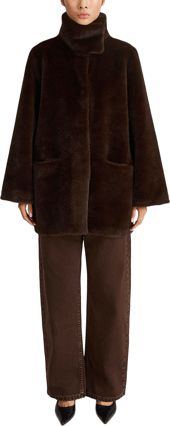 Hilani Coat, från Stylein, i färgen Coffee.