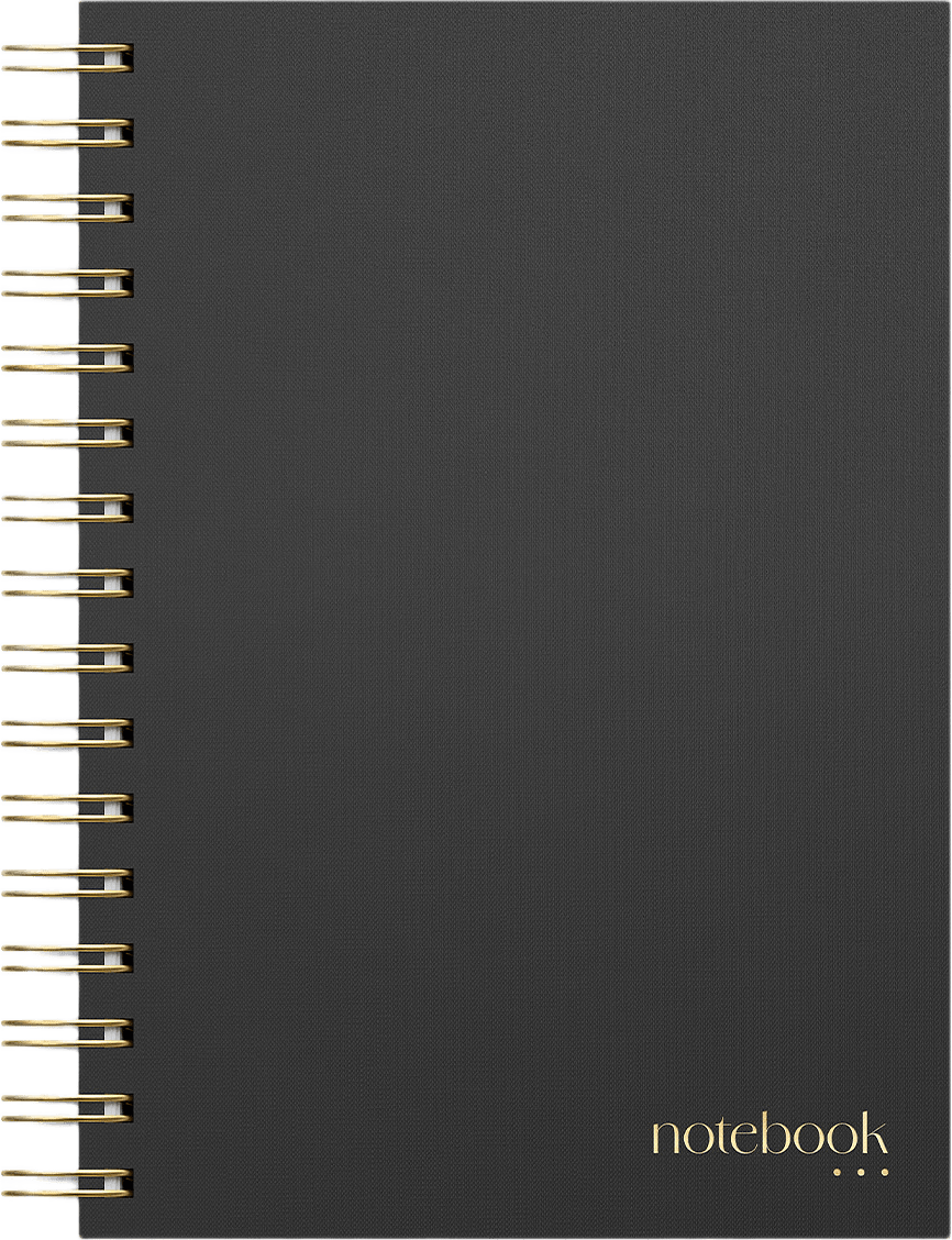 Anteckningsbok A5 Black, från Burde, i färgen Svart.
