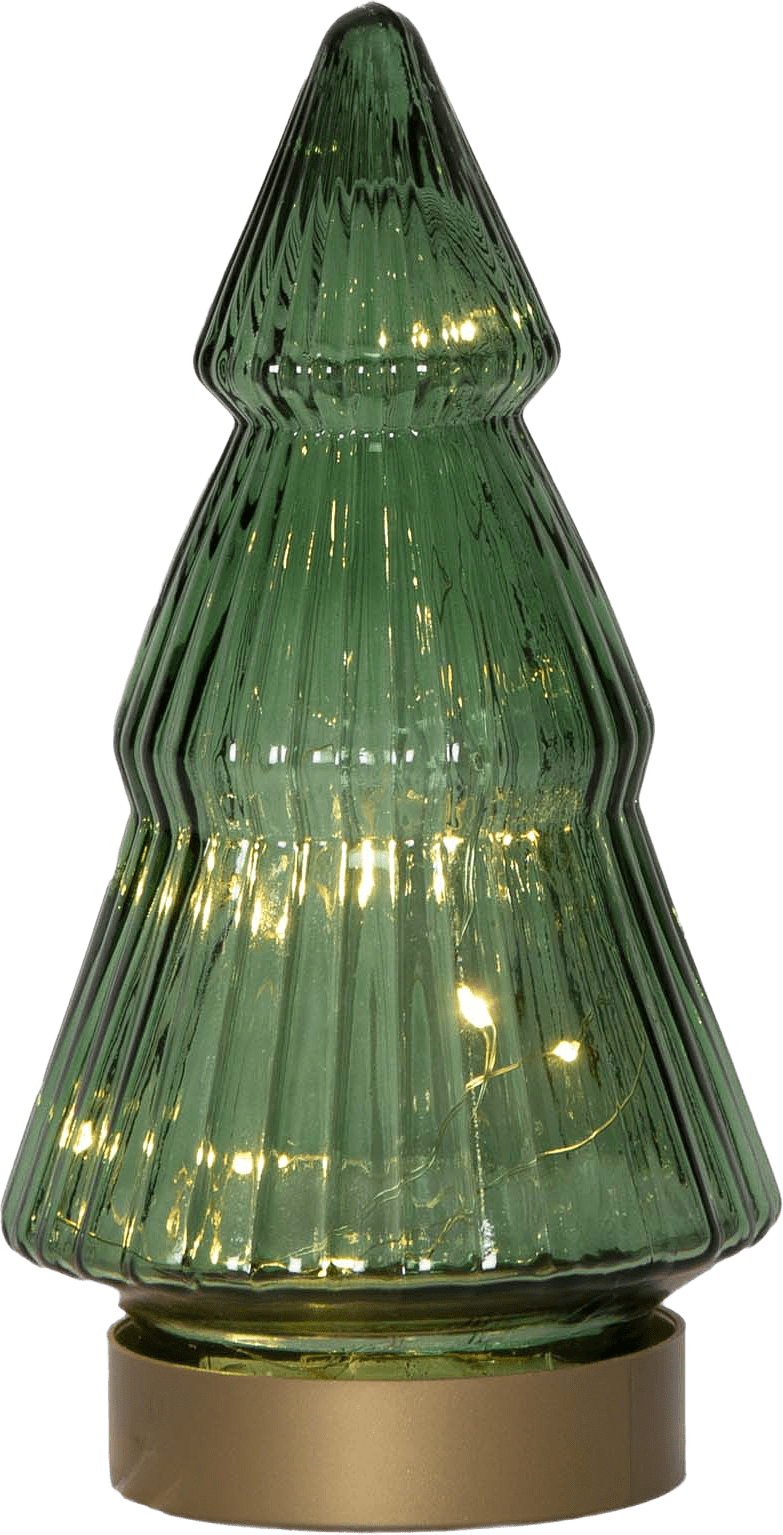 Glasdekoration Verde 20cm, från Star trading, i färgen Green.