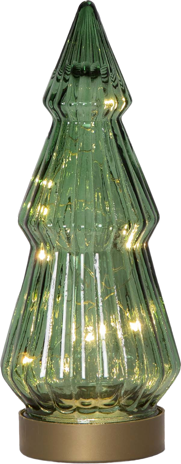 Glasdekoration Verde 24cm, från Star trading, i färgen Green.