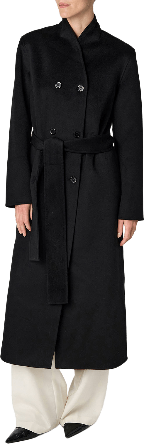 The Minou Wool Coat, från Marville Road, i färgen Black.