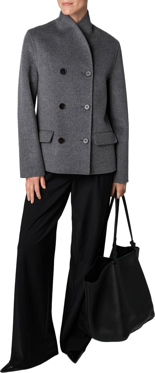 The Sally Wool Jacket, från Marville Road, i färgen Dark Grey.