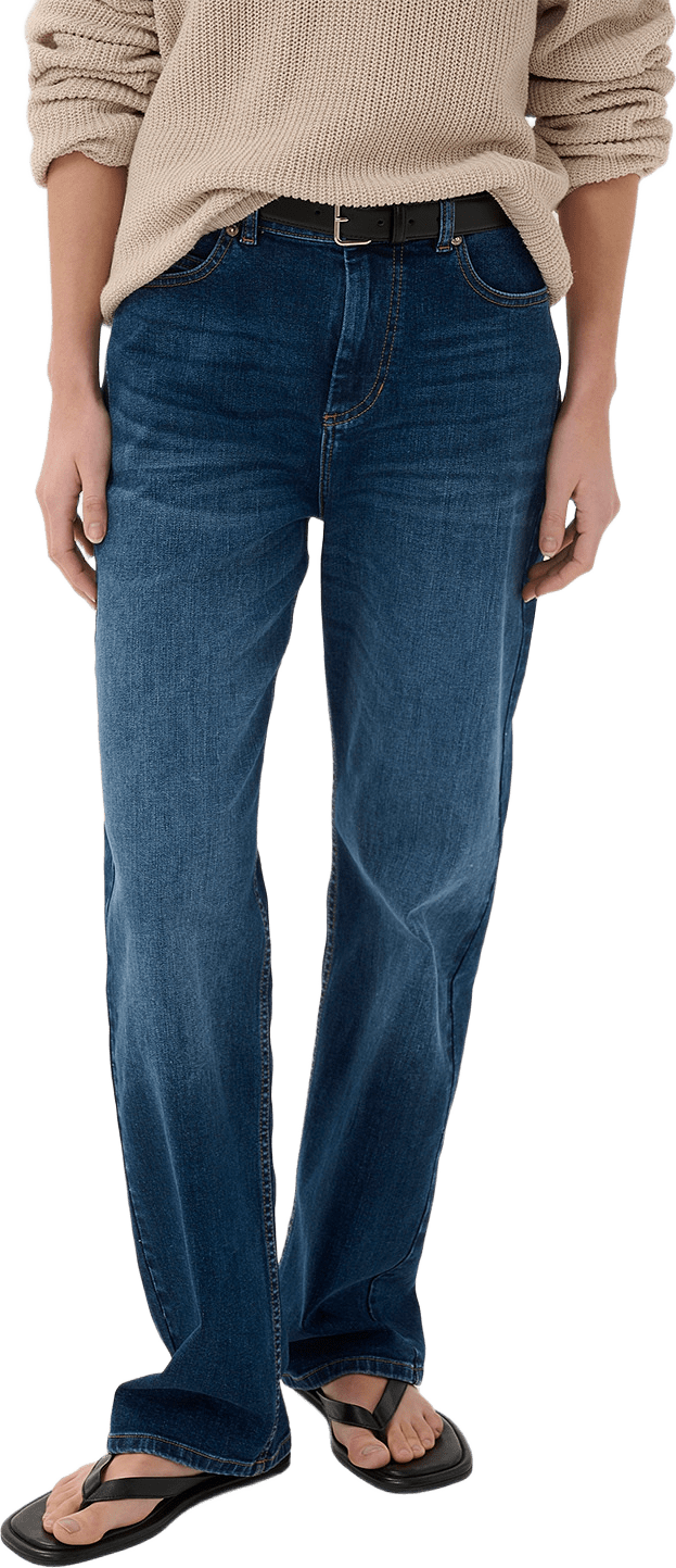 DARLINAIW CORE STRAIGHT JEANS, från Inwear, i färgen Washed Medium Blue Denim.