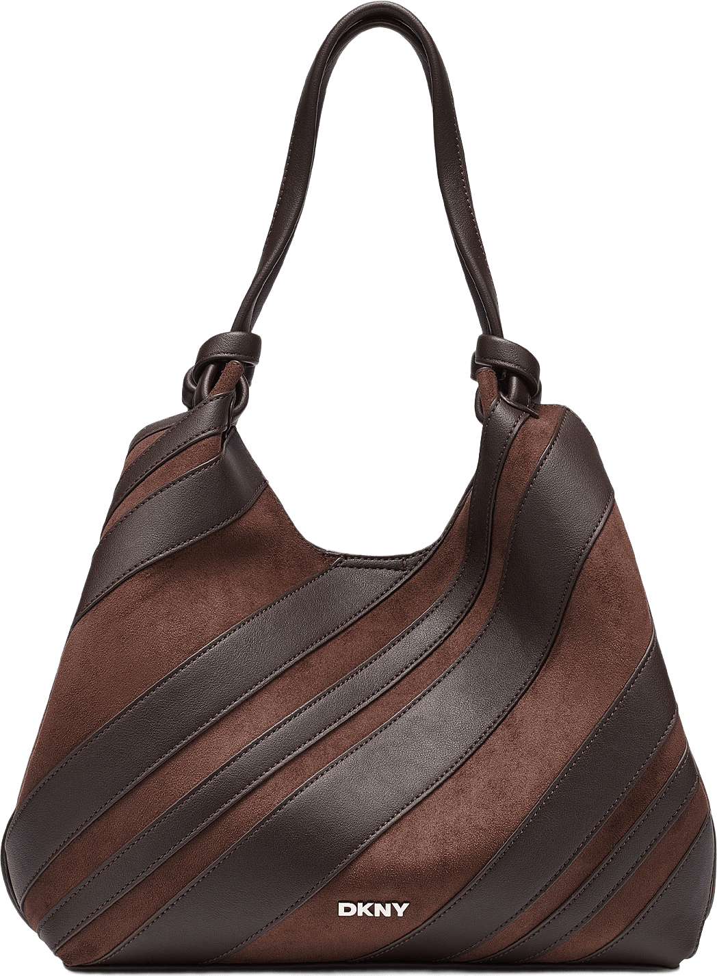 Paula Medium Tote, från DKNY, i färgen Coffee Bean.